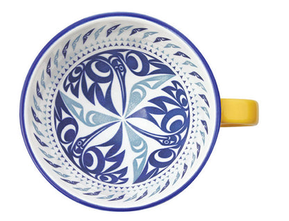 Mug - Porcelain - Textured - Hummingbird Yellow