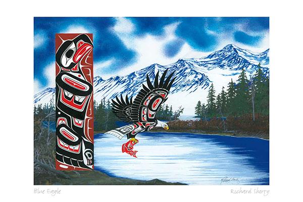 Card - Shorty - Blue Eagle - 6x9