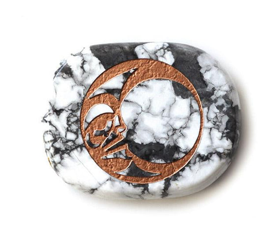 Spirit Stone - Howlite - Moon