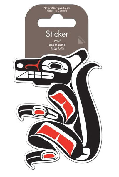 Wollo Sticker Sticker - Vinyl - Wolf – Wickaninnish Gallery