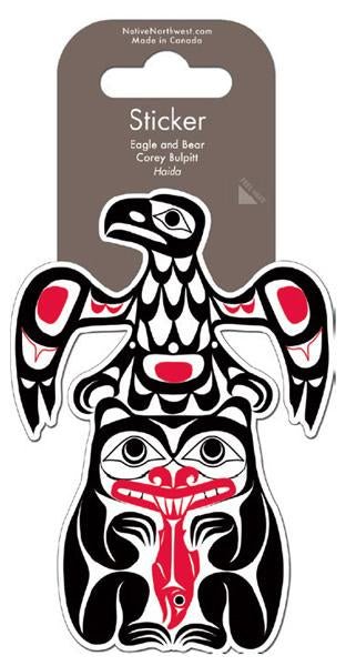 Sticker - Vinyl - Eagle and Bear