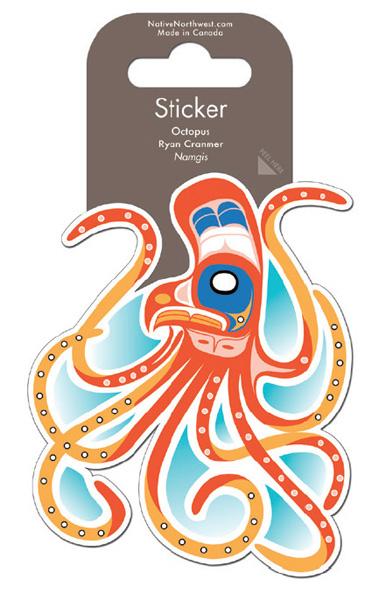 Sticker - Vinyl - Octopus