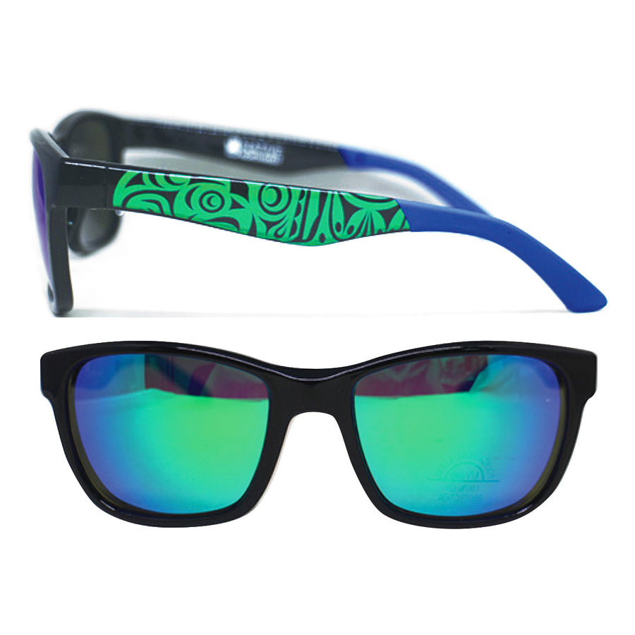 Sunglasses - Mirror Metallic - Blue - Thunderbird Orca