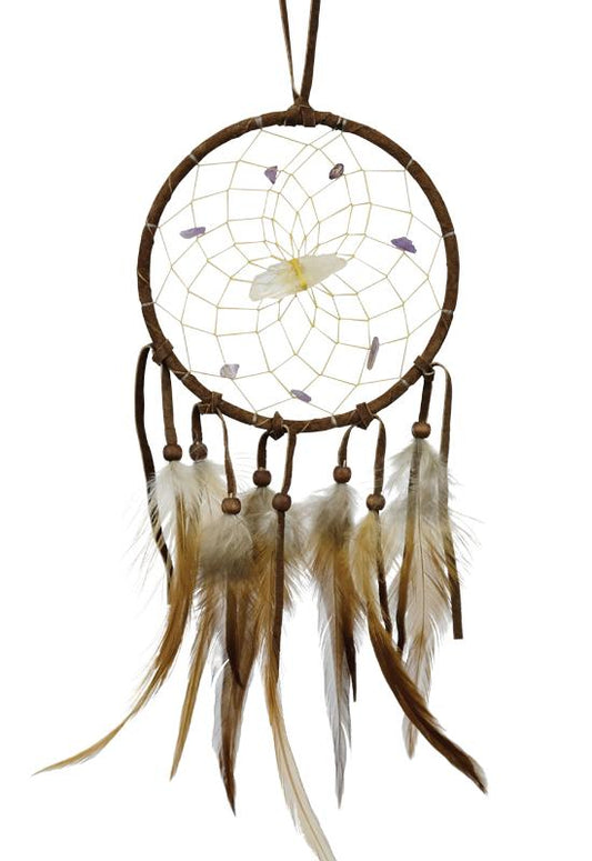 Dream Catcher - 4" - Vision Seeker - Brown