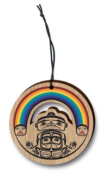 Ornament - Wood - Rainbow