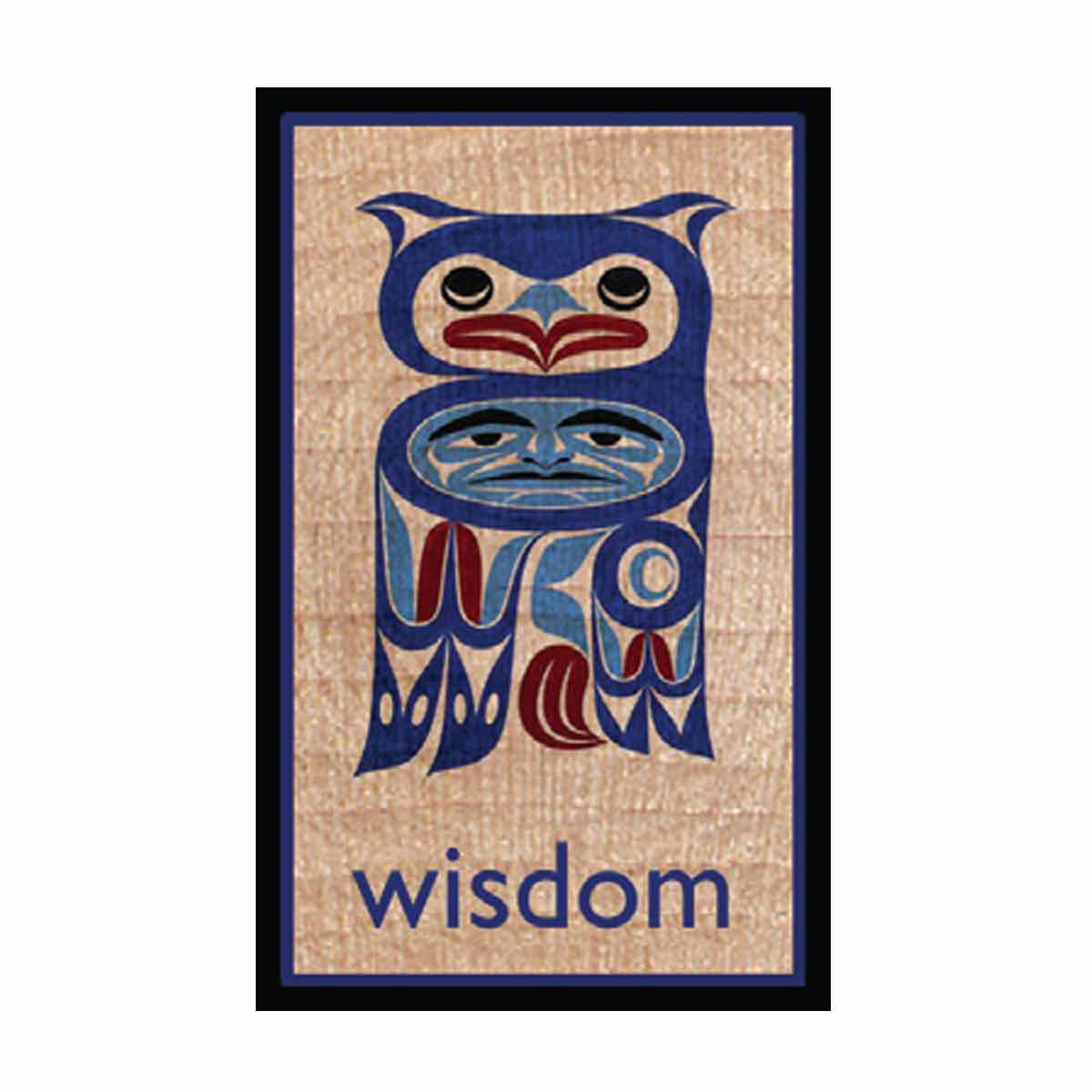Magnet - Wood - Owl - Wisdom
