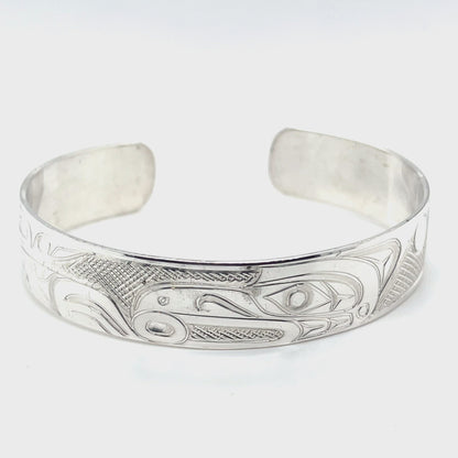 Bracelet - Sterling Silver - 1/2" - Thunderbird