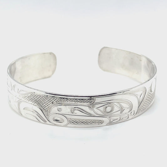 Bracelet - Sterling Silver - 1/2" - Thunderbird
