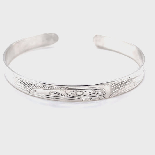 Bracelet - Sterling Silver - 1/4" - Raven