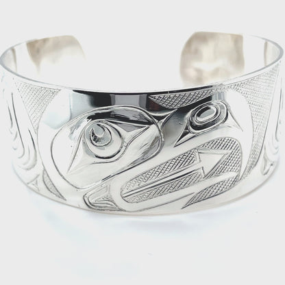 Bracelet - Sterling Silver - 1" - Eagle