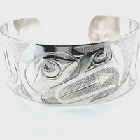 Bracelet - Sterling Silver - 1" - Eagle