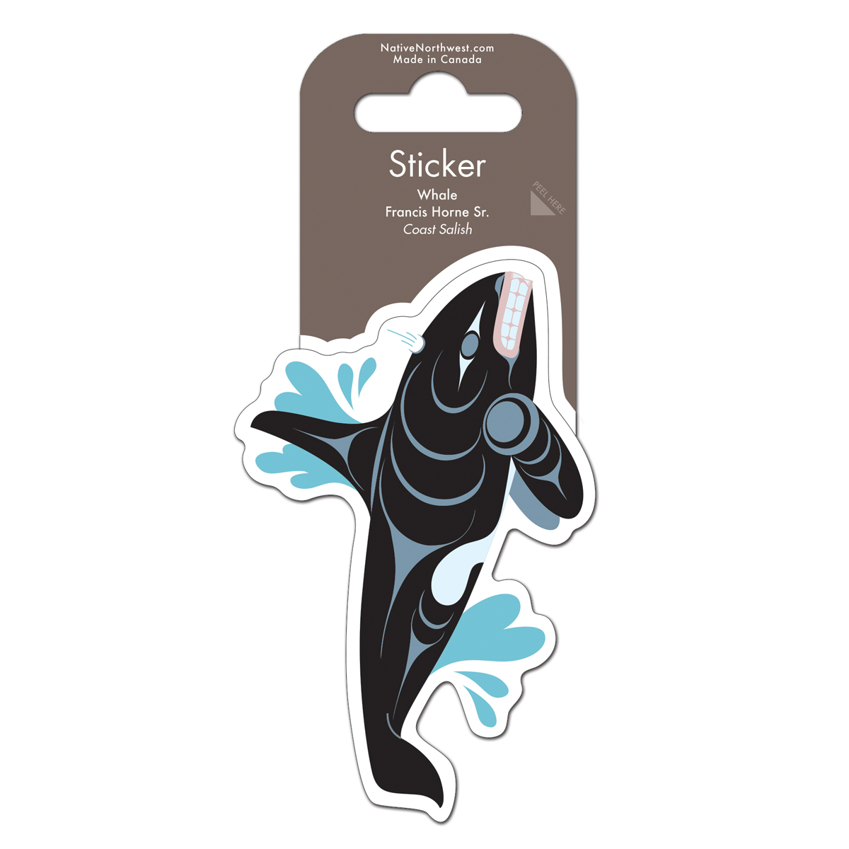 Sticker - Vinyl - Whale – Wickaninnish Gallery