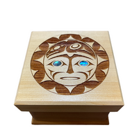 Bentwood Box - Raven and the Sun - Small