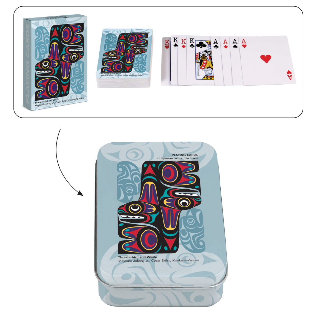 Playing Cards - Thunderbird and Whale