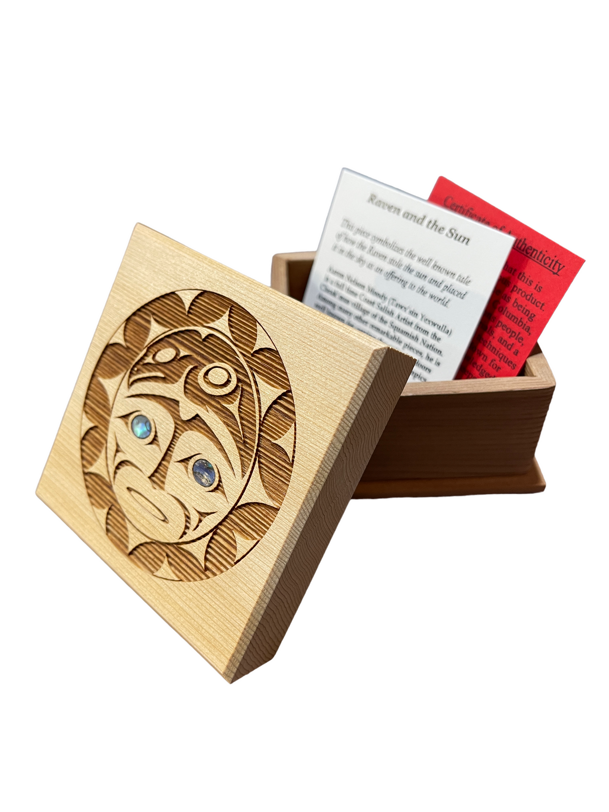 Bentwood Box - Raven and the Sun - Baby
