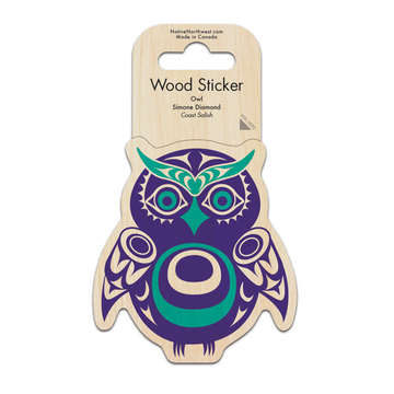 Sticker - Wood - Owl