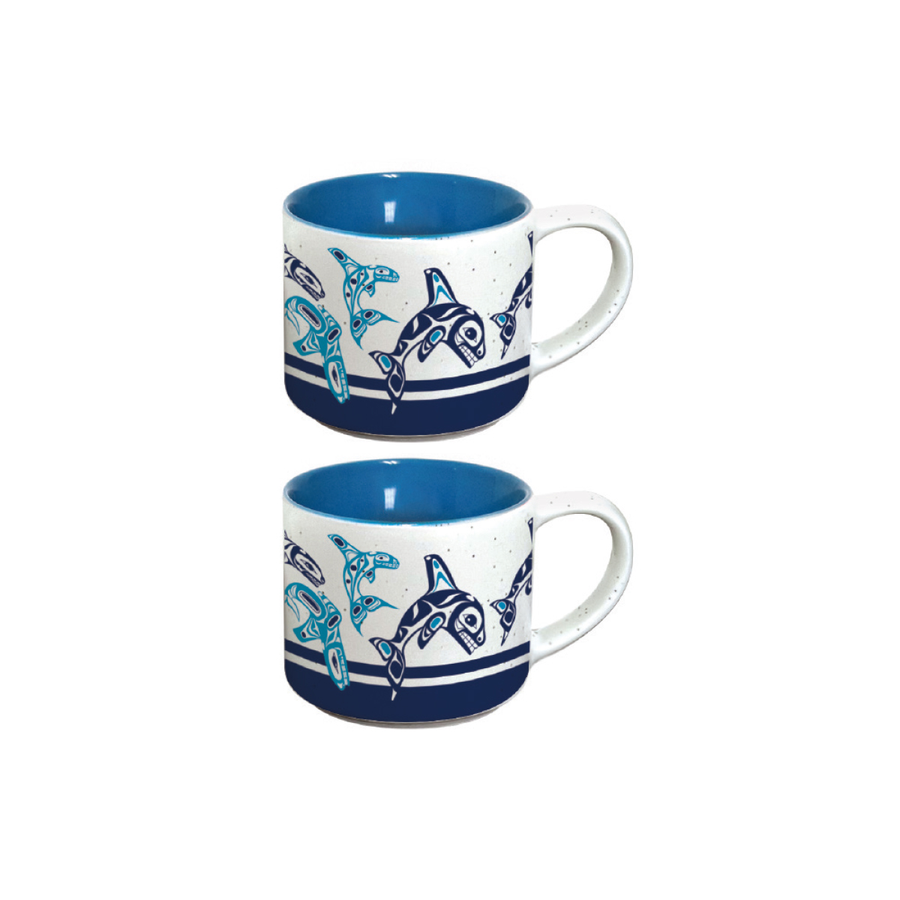 Espresso Mug - Set of 2 - Orca Family