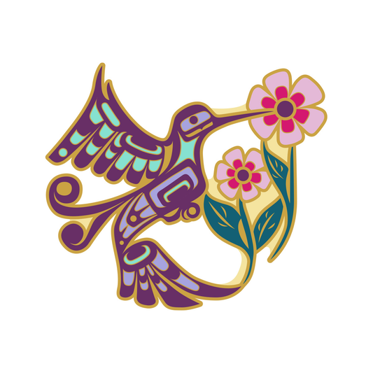 Enamel Pin - Hummingbird