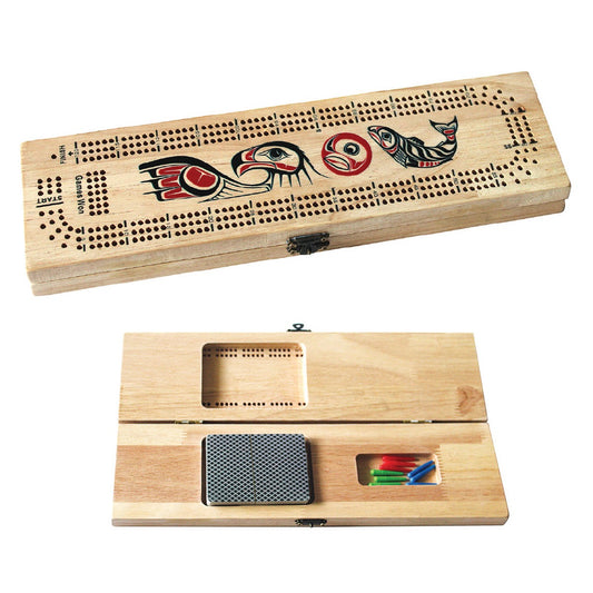 Cribbage Board - Eagle & Salmon