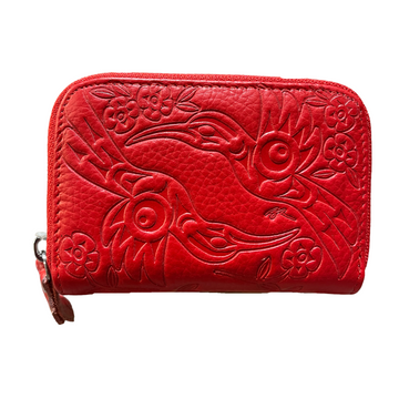 Cardholder - Leather - Red - Love and Health