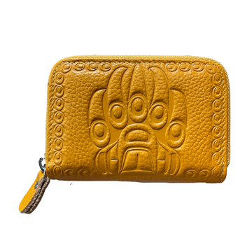 Cardholder - Leather - Yellow - Paw