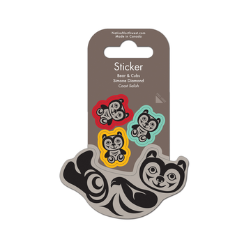 Sticker - Bear & Cubs
