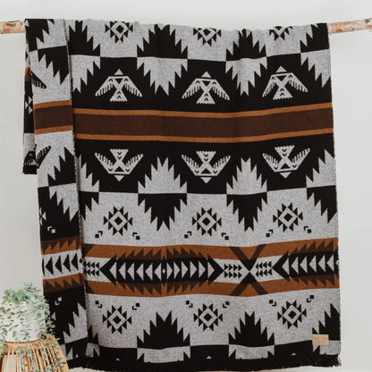 Blanket - Wool Blend - Eco-friendly - Thunderbird - Reversible
