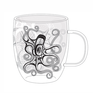 Mug - Glass - Octopus (Nuu)