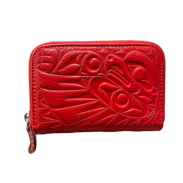 Cardholder - Leather - Red - Eagle