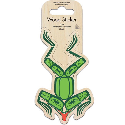 Sticker - Wood - Frog