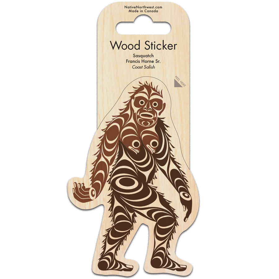 Sticker - Wood - Sasquatch