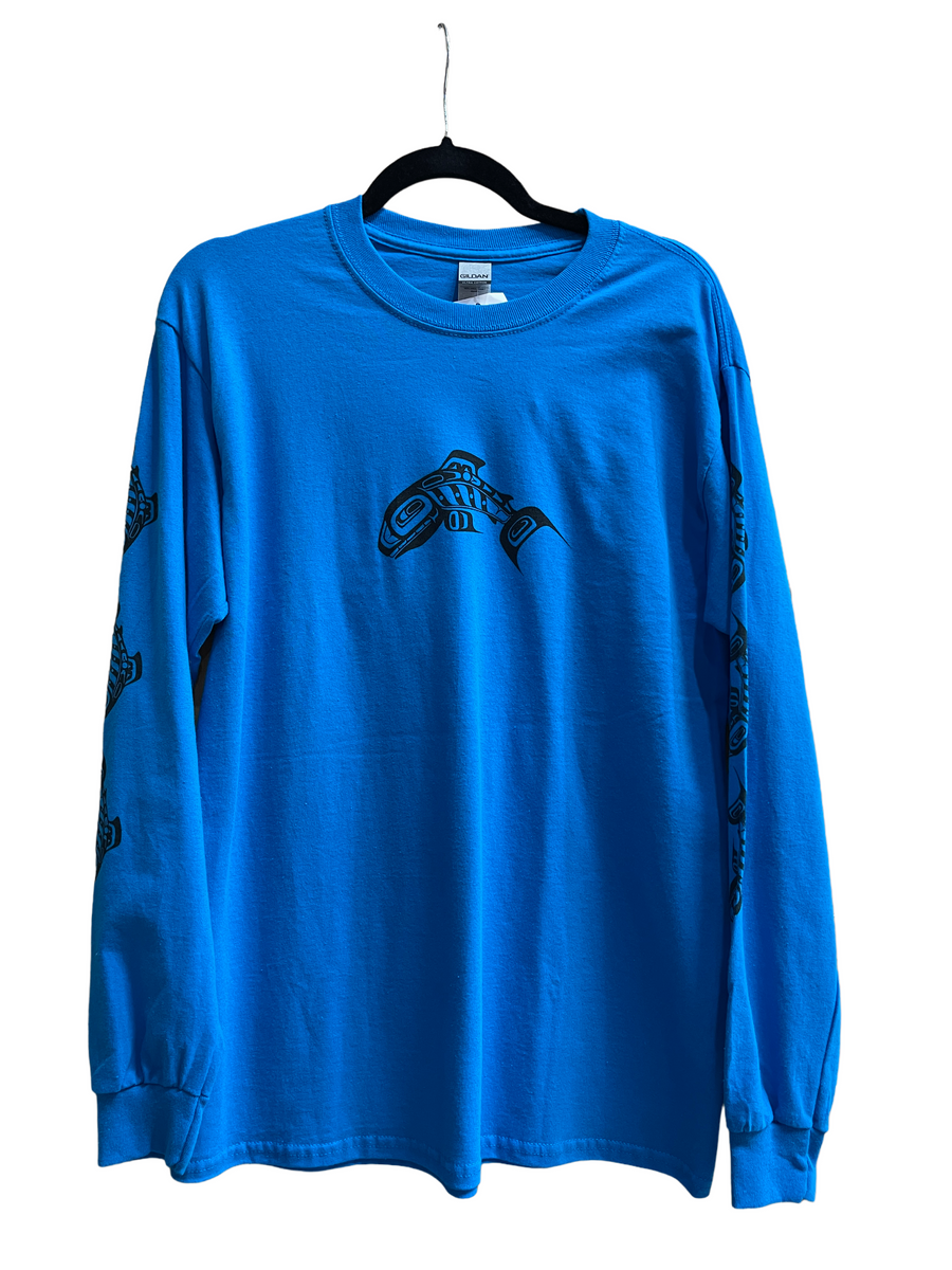 Long Sleeve Shirt - Salmon - Sapphire