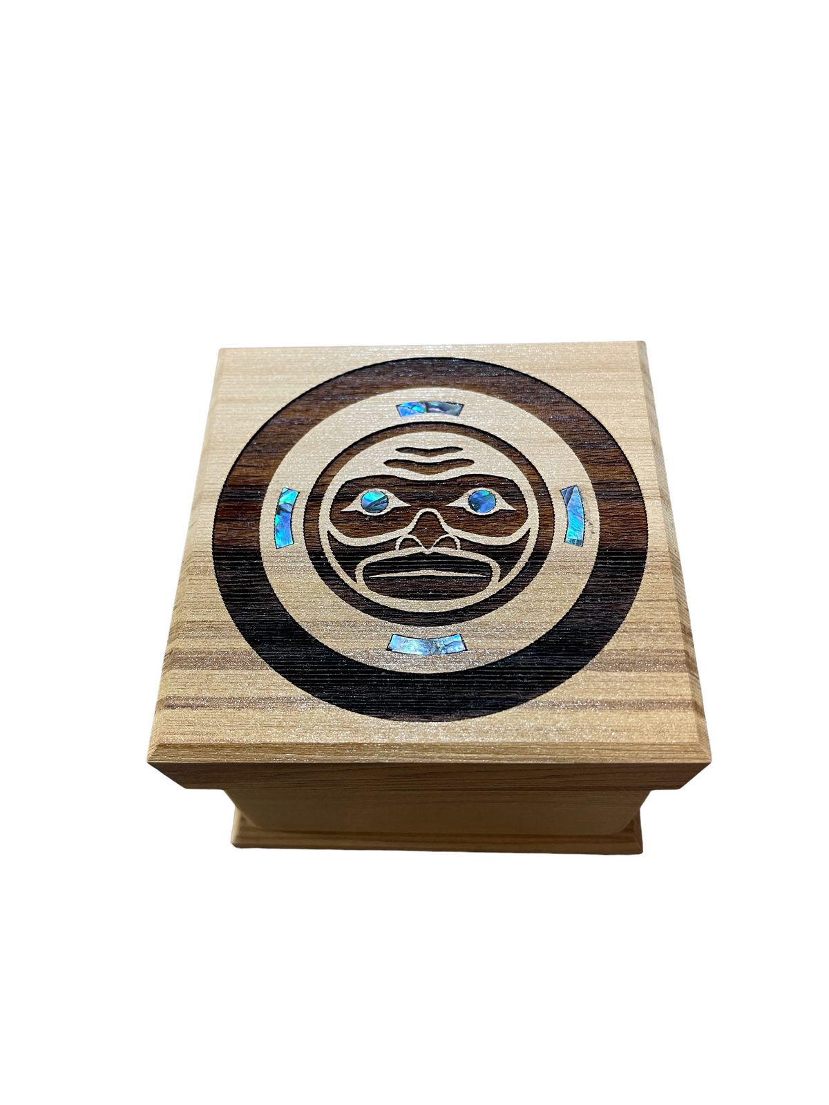 Bentwood Box - Moon Mask - Small