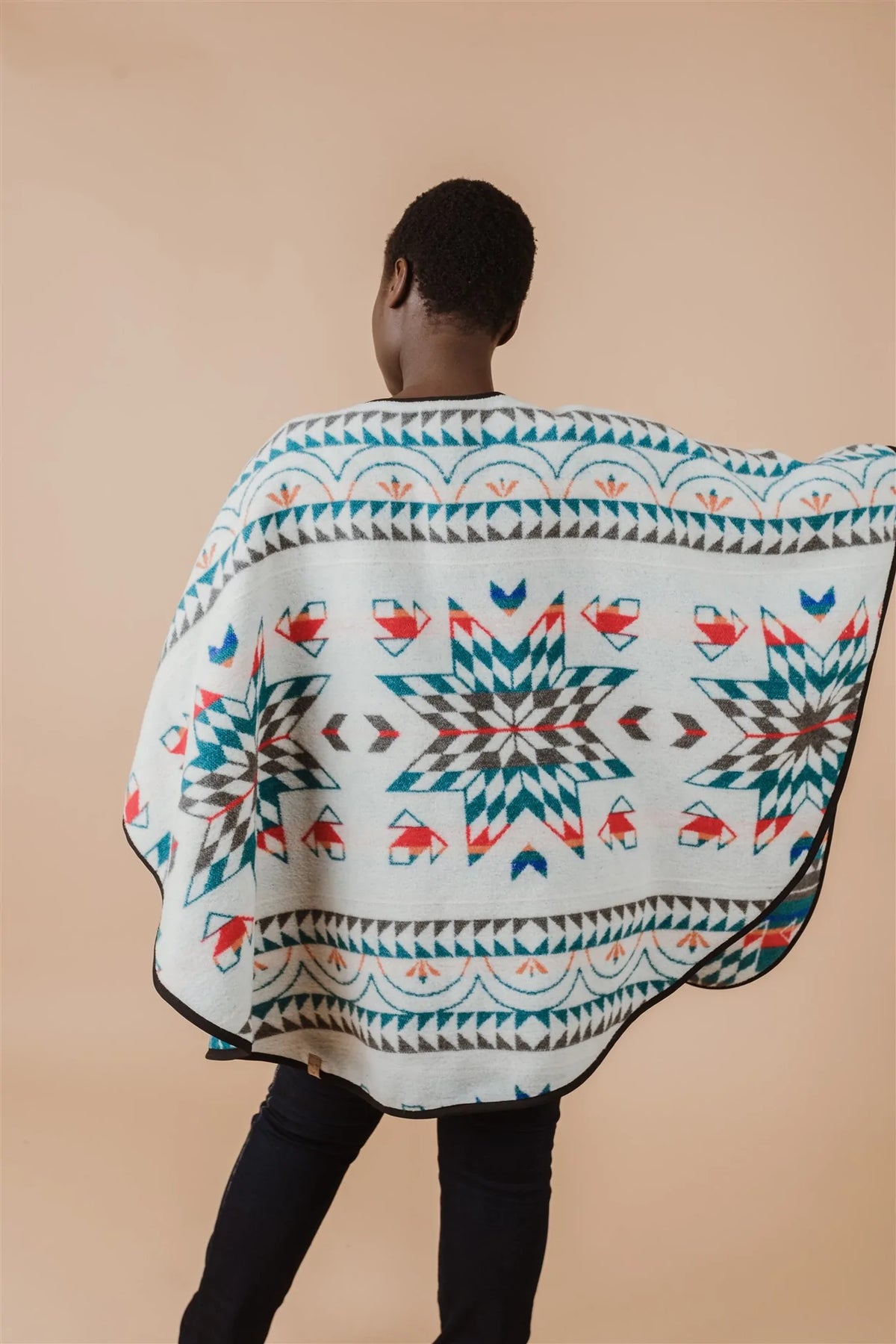Shawl - Wool Blend - Eco-friendly - Nibi - Reversible