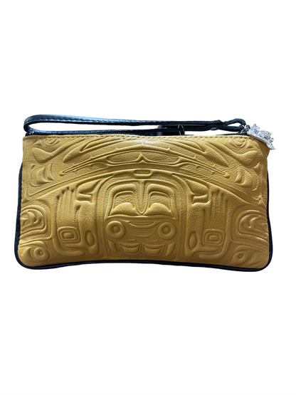 Wristlet - Deerskin - Bear - Yellow