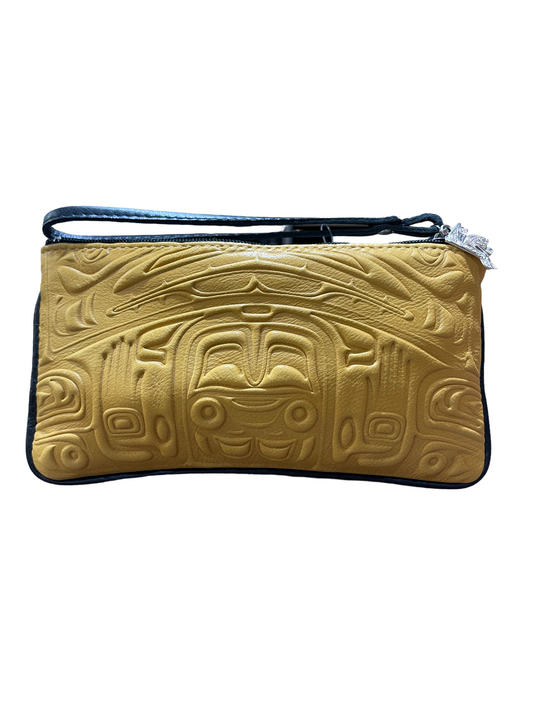 Wristlet - Deerskin - Bear - Yellow