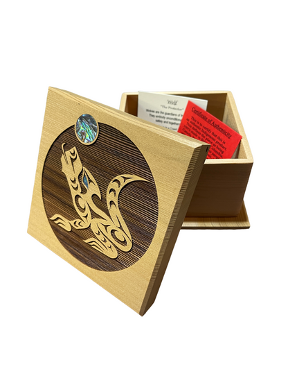 Bentwood Box - Wolf - Small