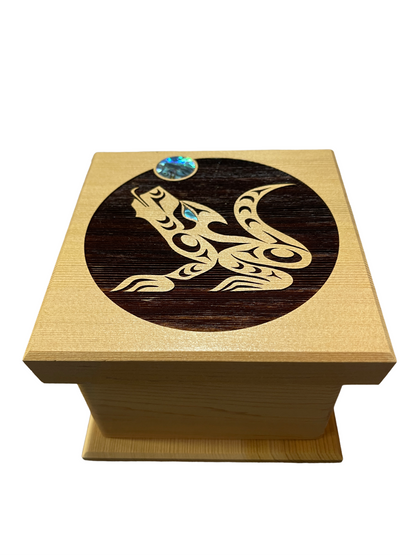 Bentwood Box - Wolf - Small