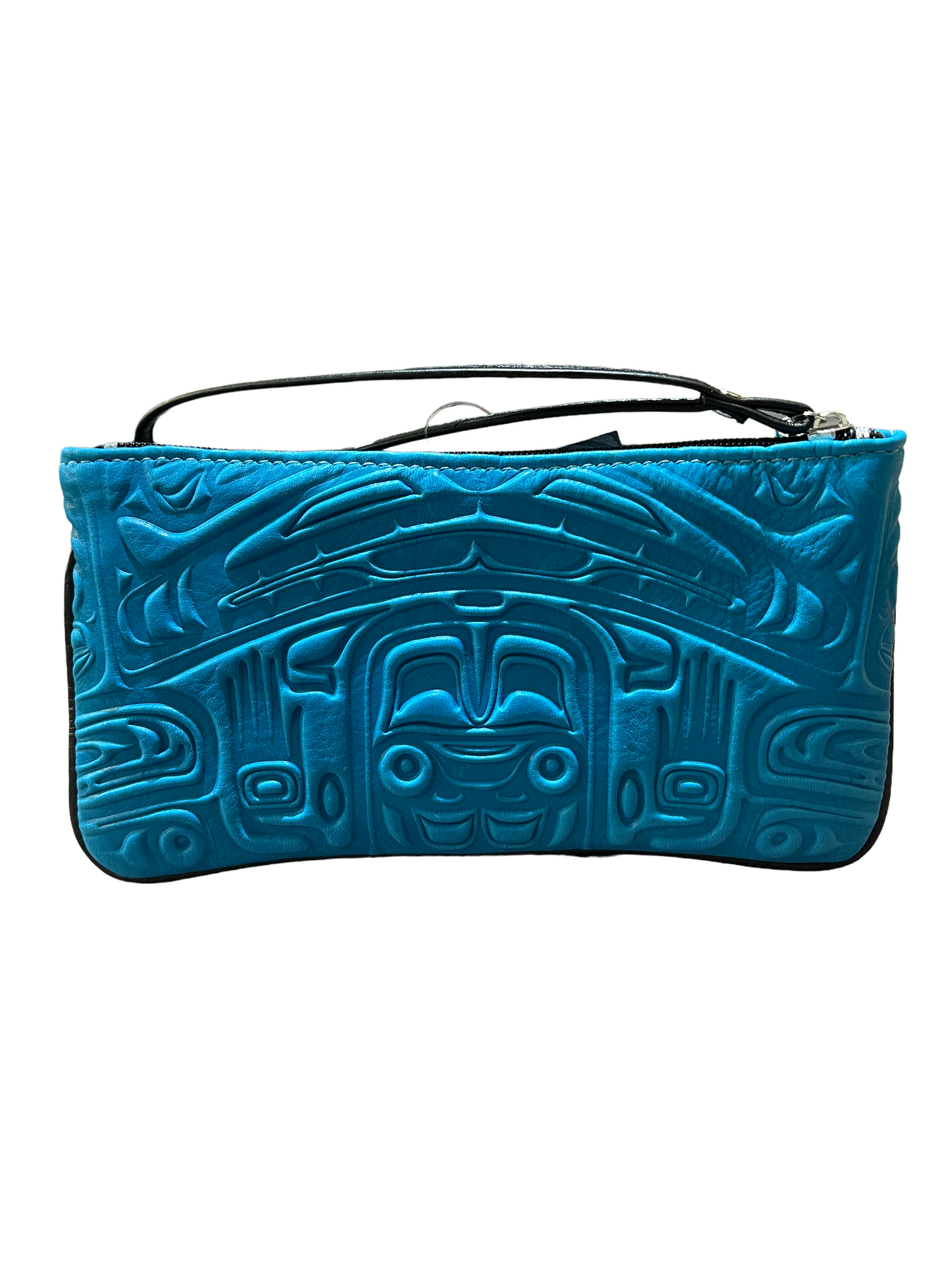 Wristlet - Deerskin - Bear - Turquoise