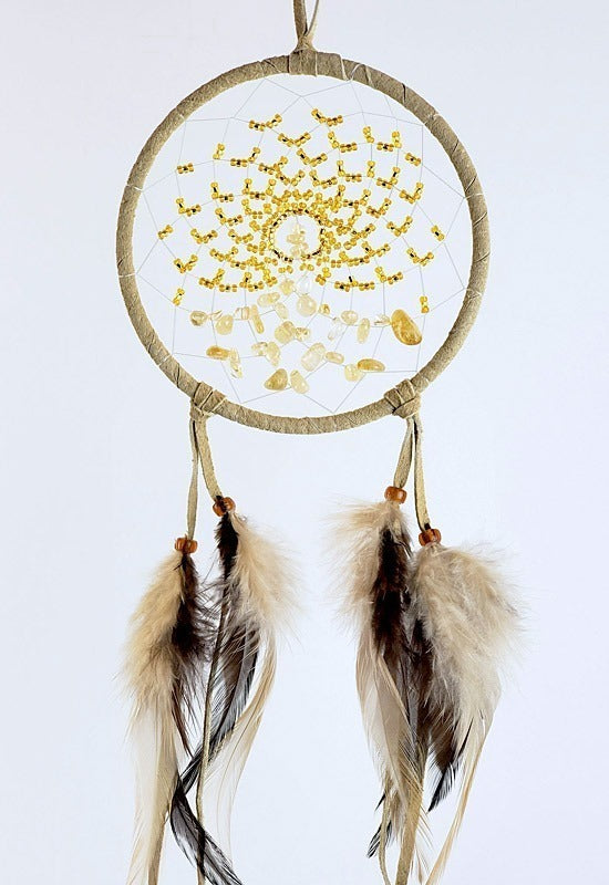 Dream Catcher - 4” - Energy Flow - Tan