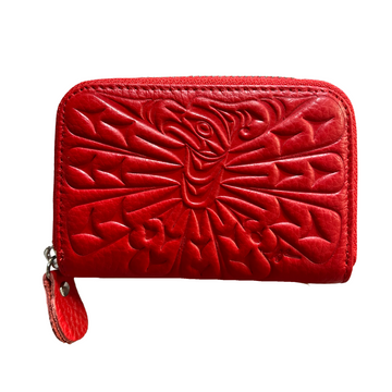 Cardholder - Leather - Red - Thunderbird Song