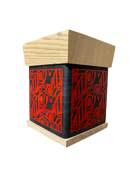 Bentwood Box - Salmon - Black