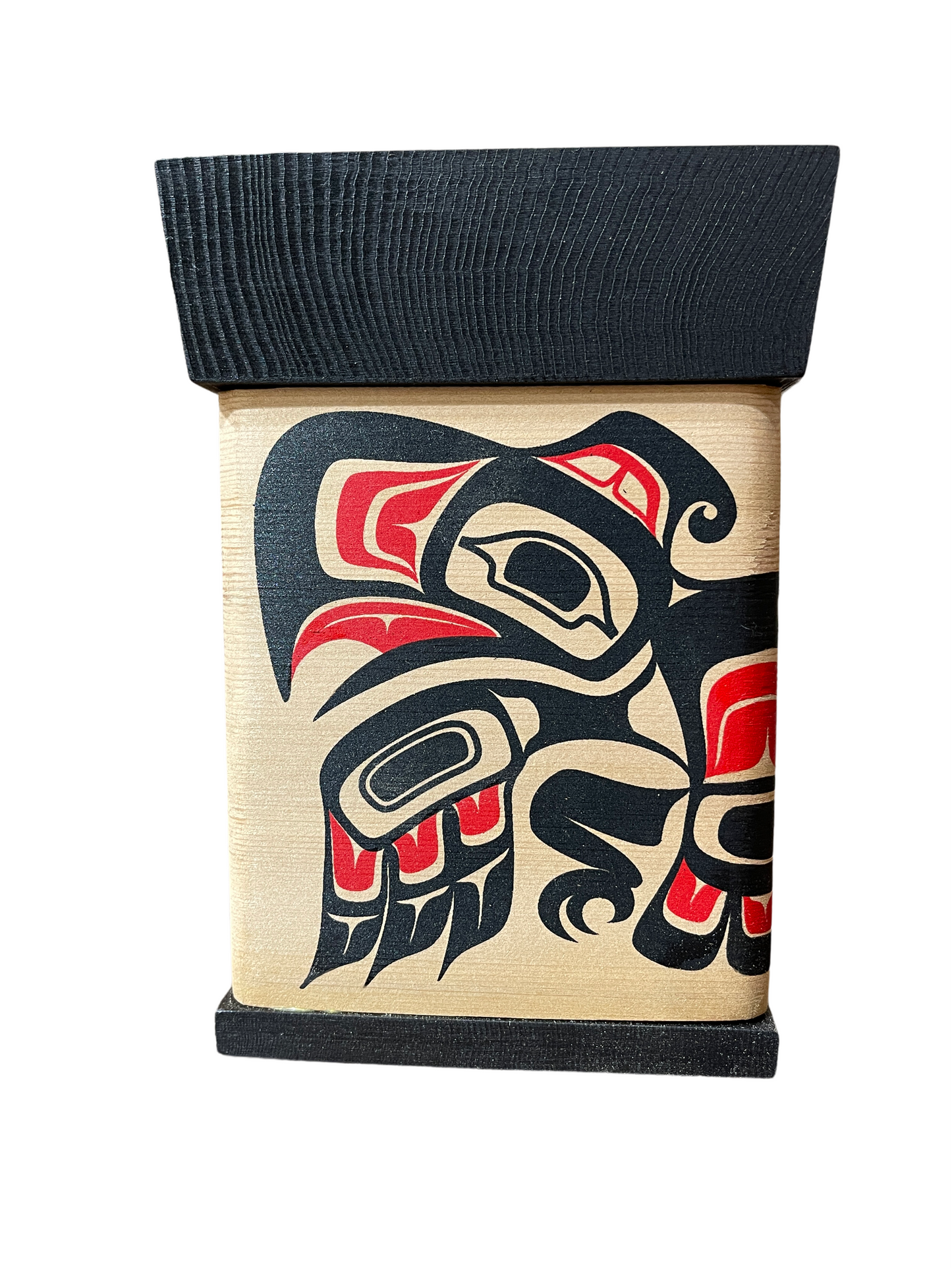Bentwood Box - Eagle - Black