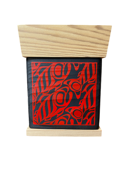 Bentwood Box - Salmon - Black