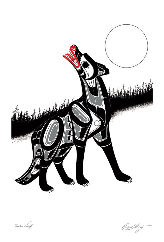 Card - Shorty - Timber Wolf - 6x9