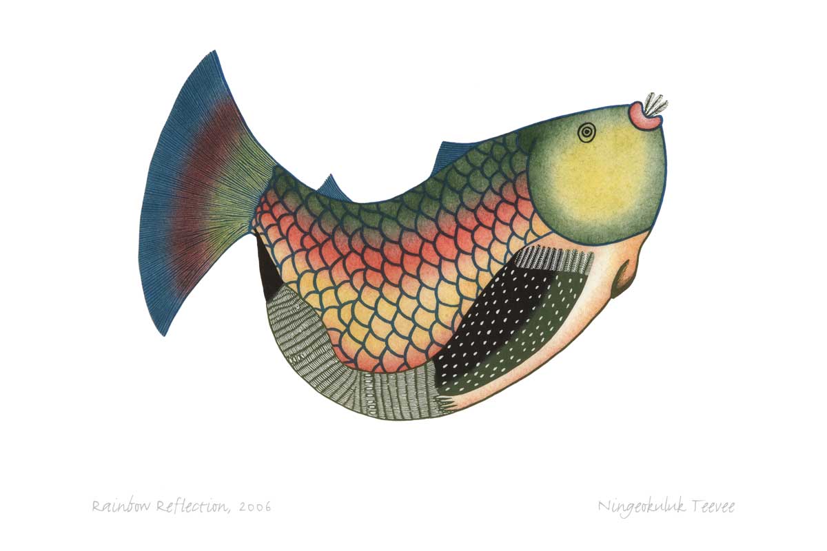 Card - Teevee - Rainbow Reflection - 6x9