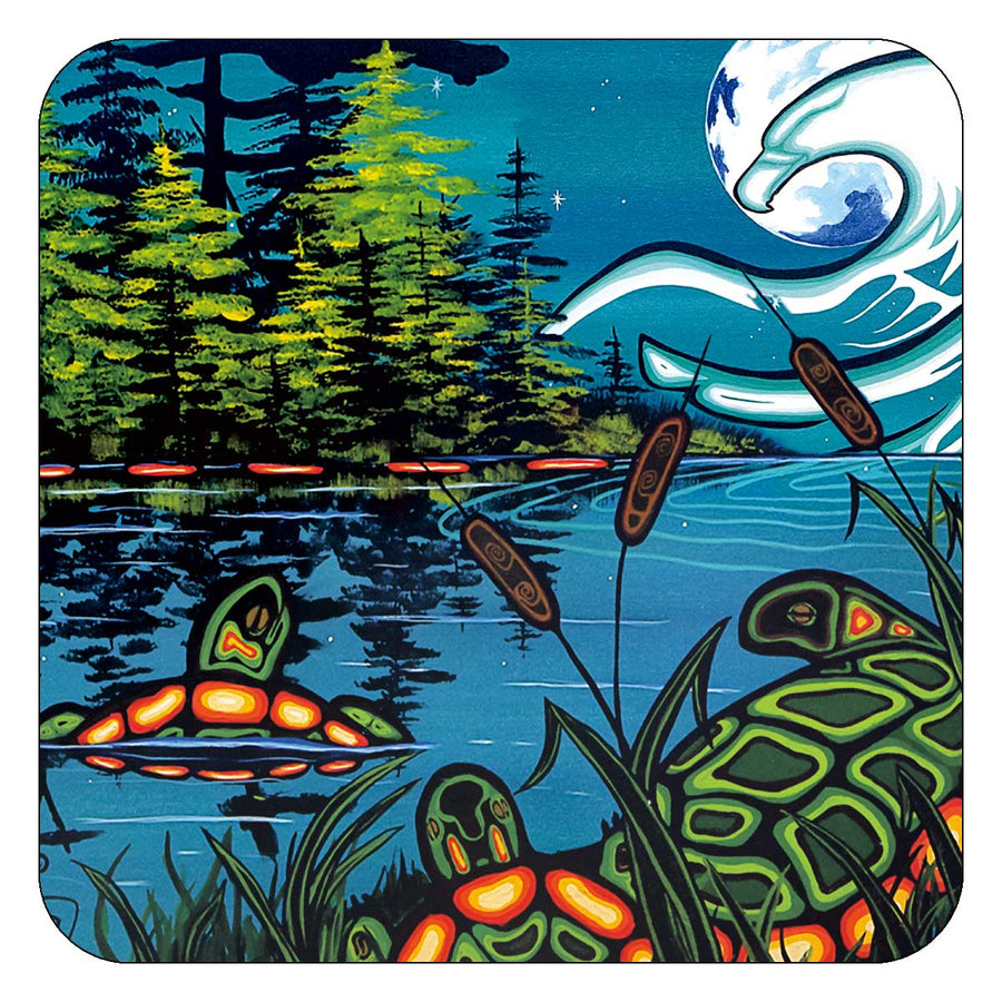 Coasters - Cork - Set of 4 - Tranquility