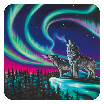 Coasters - Set of 4 - Sky Dance - Wolf Song
