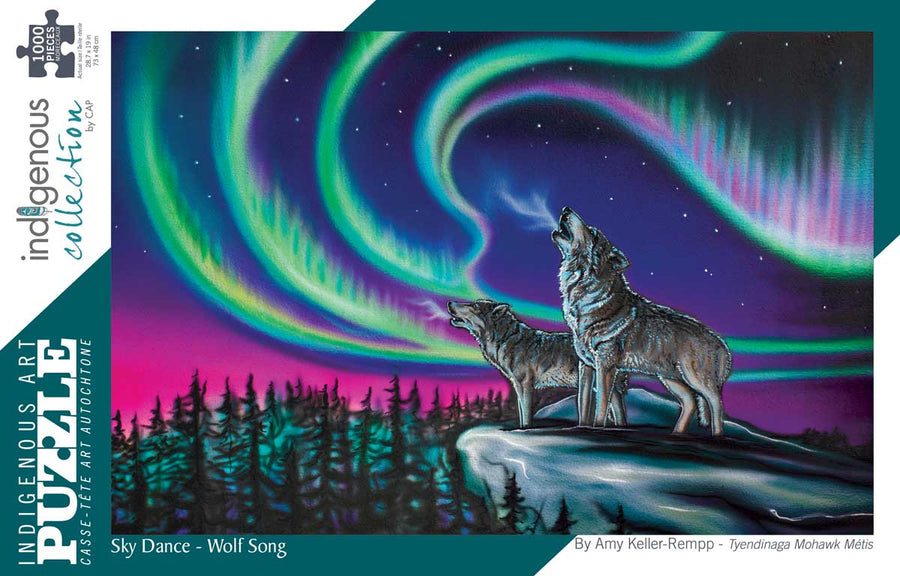 Puzzle - 1000 Piece - Sky Dance - Wolf Song