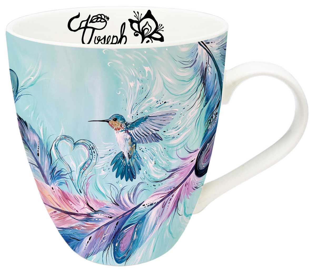 Mug - Fine China - Hummingbird Feathers